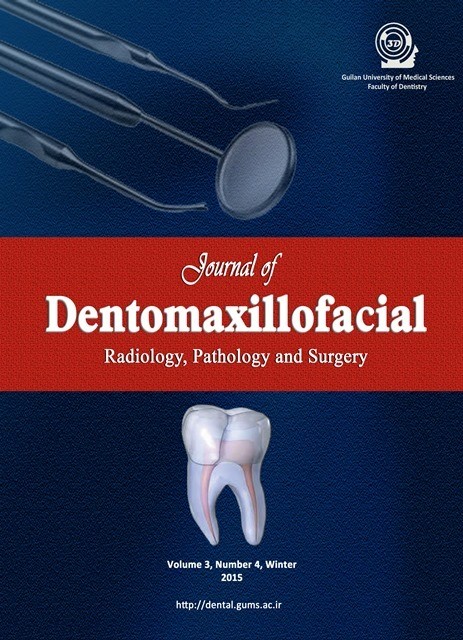 Journal of Dentomaxillofacial Radiology, Pathology and Surgery