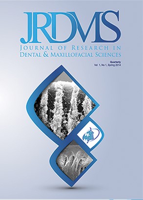 Journal of Research in Dental and Maxillofacial Sciences