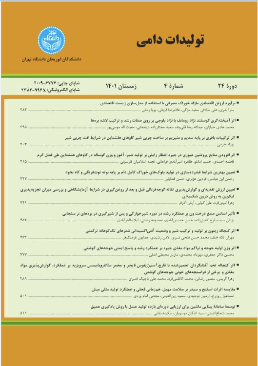 تولیدات دامی