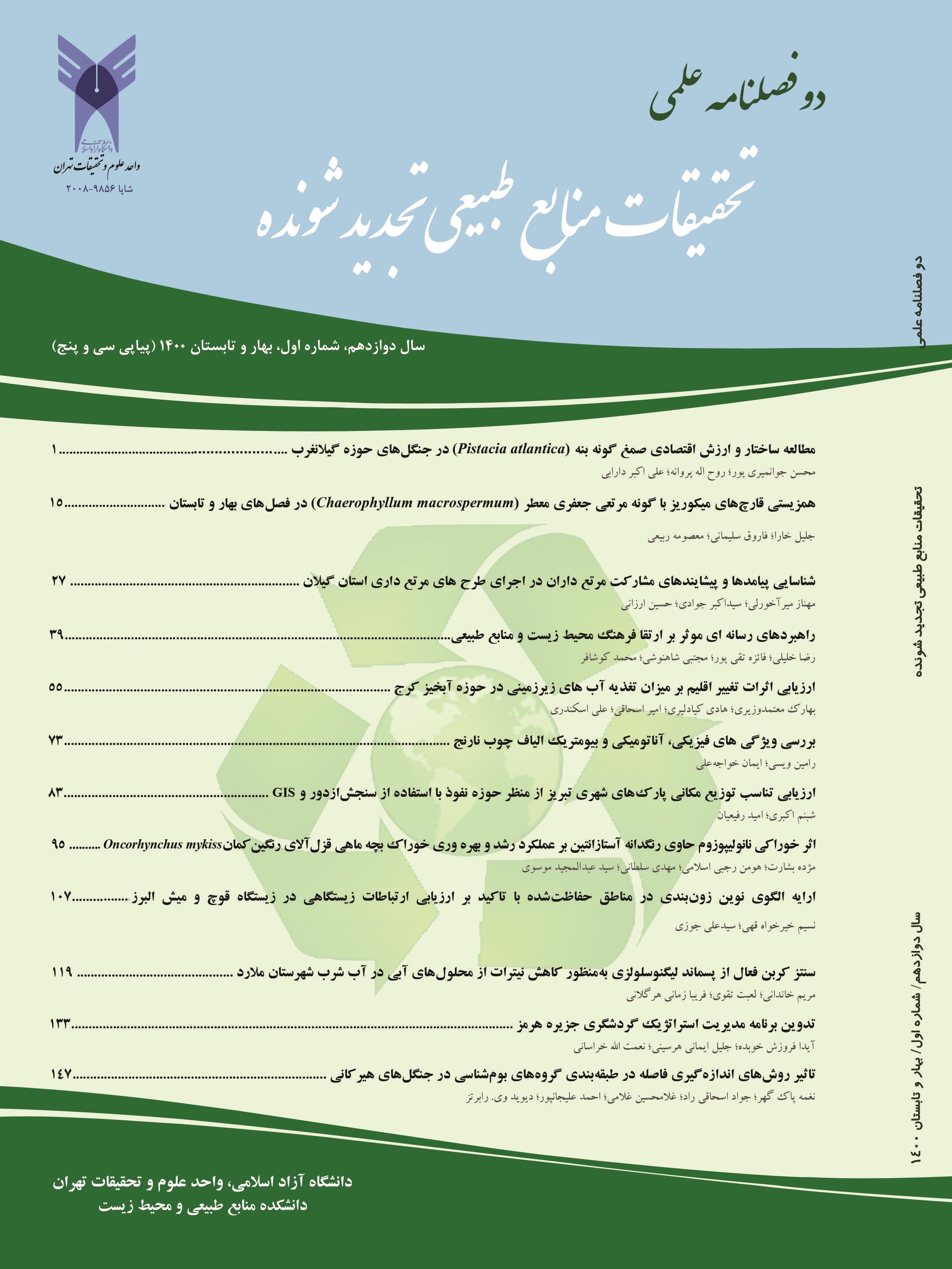 تحقیقات منابع طبیعی تجدید شونده